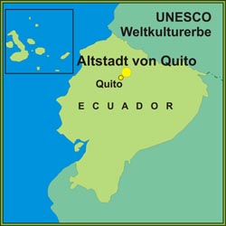 Die Altstadt von Quito ist UNESCO Weltkulturerbe